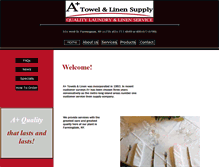 Tablet Screenshot of aplustowels.com